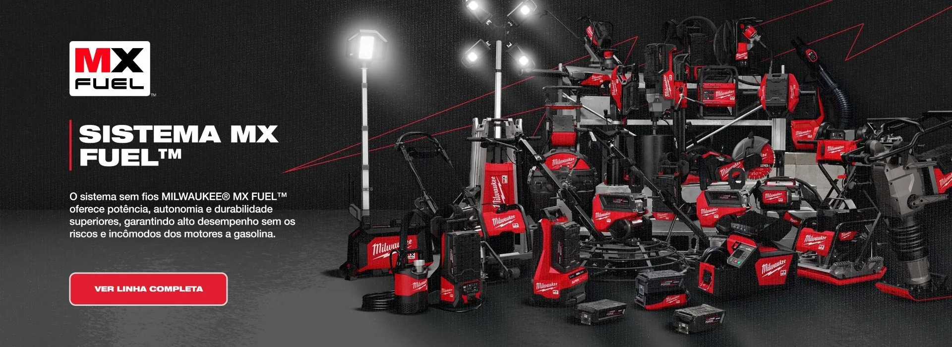 Linha de baterias MX